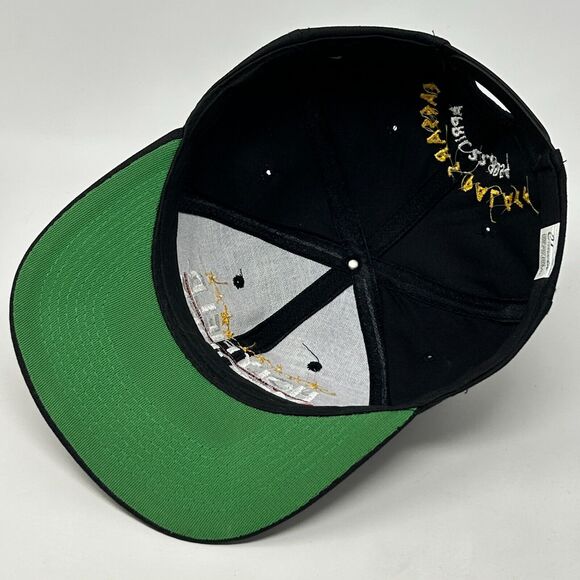 Vintage Evander Holyfield vs Michael Moorer Baseball Cap Hat Boxing Match Black - Picture 4 of 11